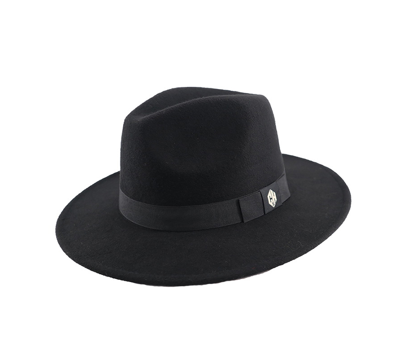 Sombrero Negro Moda Paño – Catálogo de Productos
